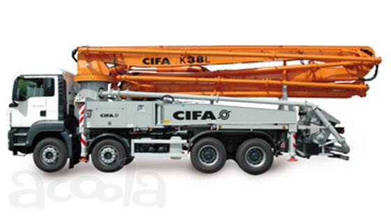 Бетононасос cifa K38L на шасси MAN