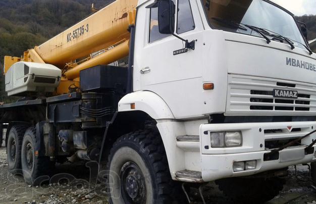 Автокран Камаз 65222 Ивановец КС 55735 2012г