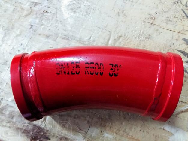 Угол бетоновода DN125-R500-30-