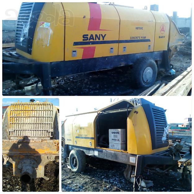 Продаю стационарный бетононасос SANY HBT80C
