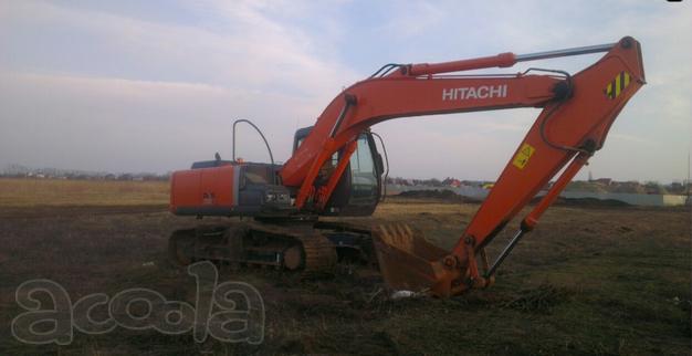 Услуги (аренда) гусеничного экскаватора Hitachi