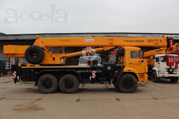 КС-55713-5Л "Галичанин" г/п 25 тн, стрела 23,7 м. на базе шасси КамАЗ-48118 (6х6)