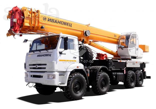 Автокран "Ивановец" КС-55735-7, г/п 35 тн, стрела 30,34 м
