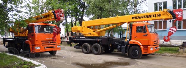 Автокран 25 тонн КС-45717К-1 Ивановец на шасси Камаз 65115