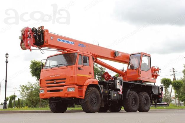 Автокран 25 тонн КС-55713-5К-3 Клинцы на шасси Камаз 43118 вездеход